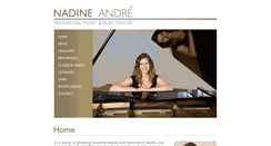 Desktop Screenshot of nadineandre.com