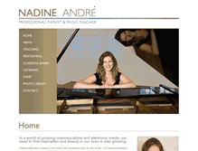 Tablet Screenshot of nadineandre.com